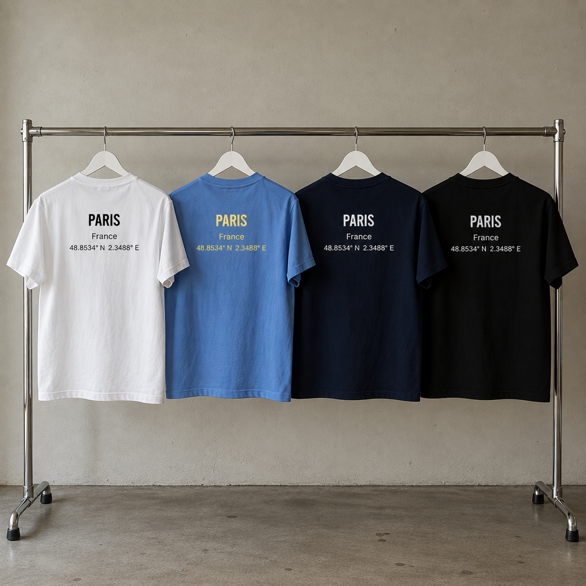 Heavyweight Paris T-Shirt scandinavian style